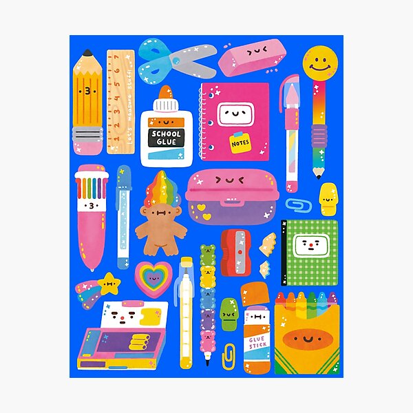 Item preview, 90s School Supplies designed and sold by Figberrytea.