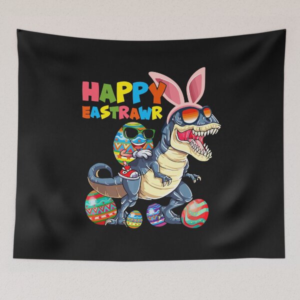 Item preview, Happy Eastrawr T Rex Dinosaur Easter Bunny Egg Costume Kids designed and sold by Pitchou07.