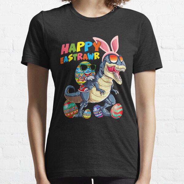 Item preview, Happy Eastrawr T Rex Dinosaur Easter Bunny Egg Costume Kids designed and sold by Pitchou07.