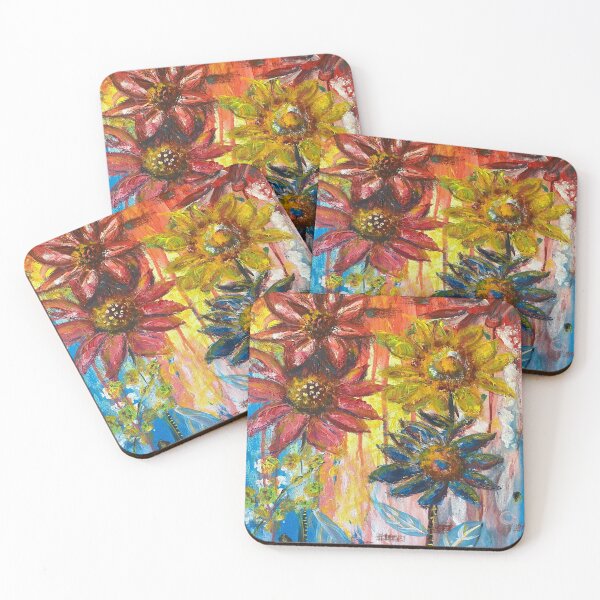 Item preview, Debbies abstract summer garden designed and sold by Allison Robinson.