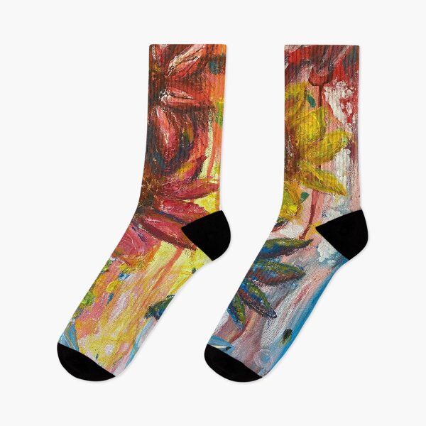Item preview, Debbies abstract summer garden designed and sold by Allison Robinson.