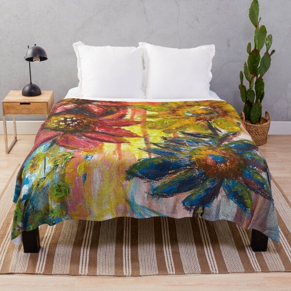 Item preview, Debbies abstract summer garden designed and sold by Allison Robinson.