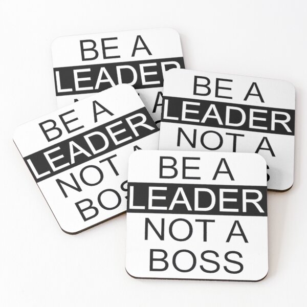 Item preview,   be a leader not a boss , gift idea , funny gift  designed and sold by masteryStore.
