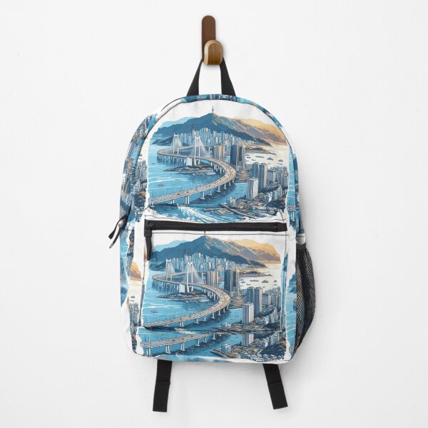 Item preview, from Dongbaek Island in Haeundae and extending all the way to Gwangan Bridge. designed and sold by PaintMeWorld.
