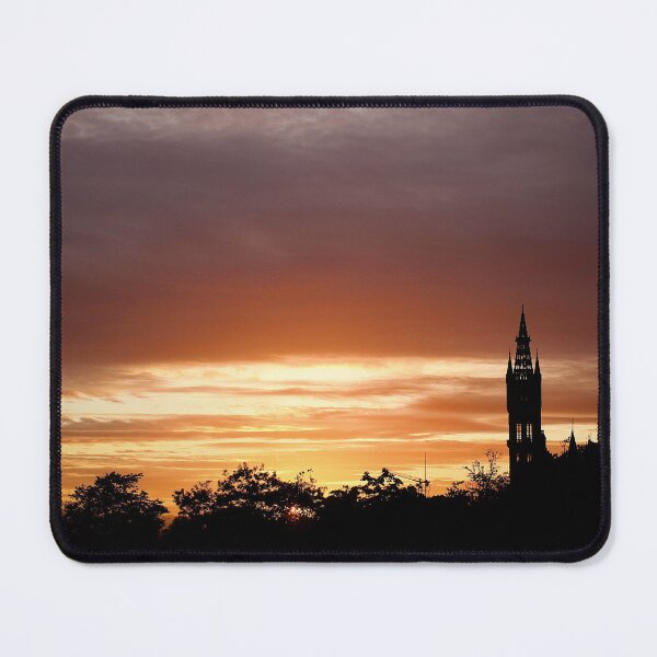 Item preview, Glasgow University sunset designed and sold by Simply The West Prints.