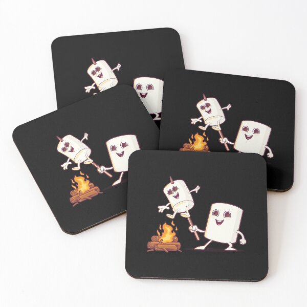 Item preview, Toasting marshmallows fun - funny marshmallows designed and sold by messy-nessie.