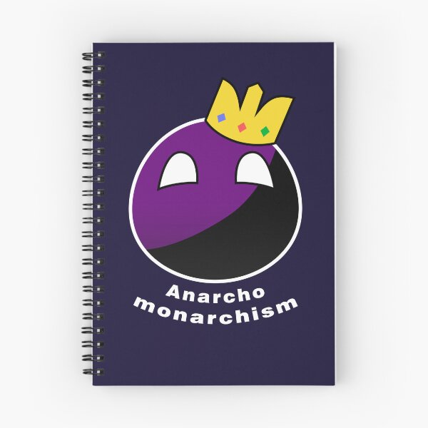 Item preview, Anarcho Monarchism Polcompball designed and sold by NaNaSpaceStore.