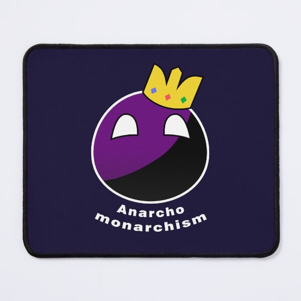 Item preview, Anarcho Monarchism Polcompball designed and sold by NaNaSpaceStore.