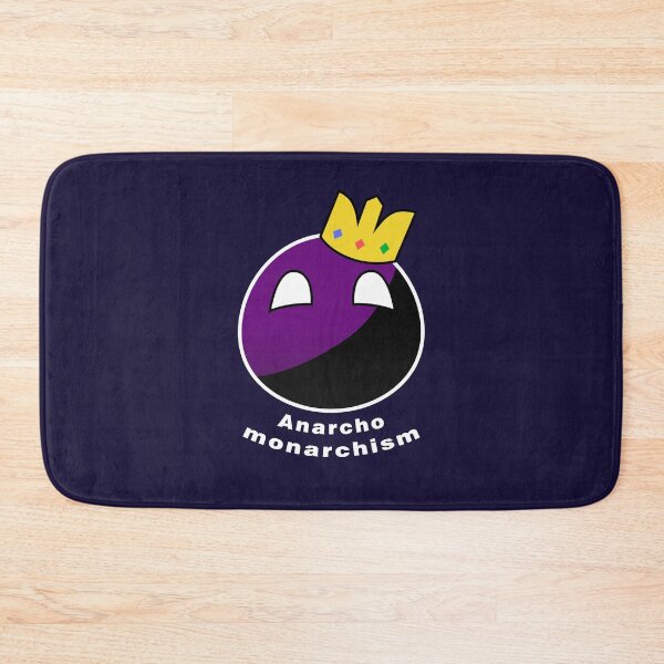 Item preview, Anarcho Monarchism Polcompball designed and sold by NaNaSpaceStore.