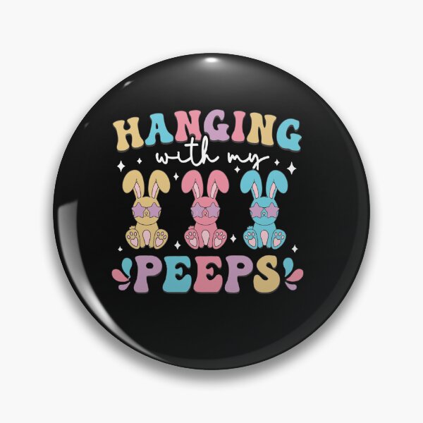Item preview, Hanging with my peeps happy easter bunny designed and sold by Pitchou07.