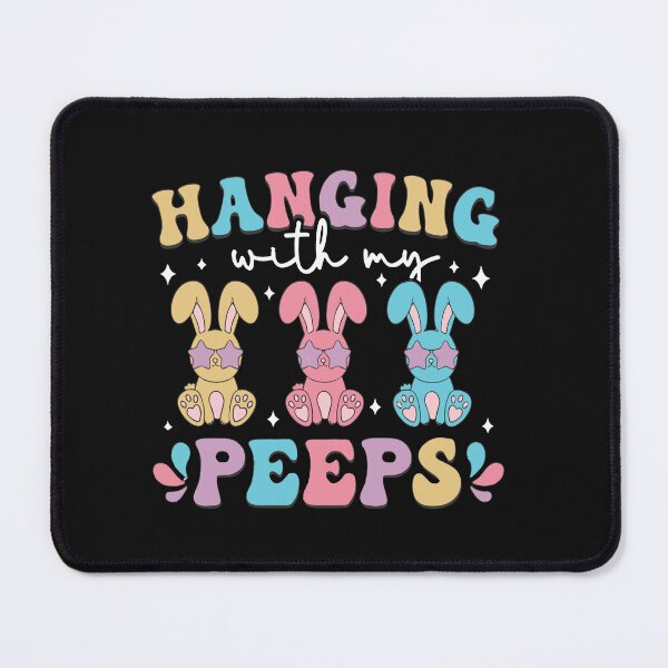 Item preview, Hanging with my peeps happy easter bunny designed and sold by Pitchou07.
