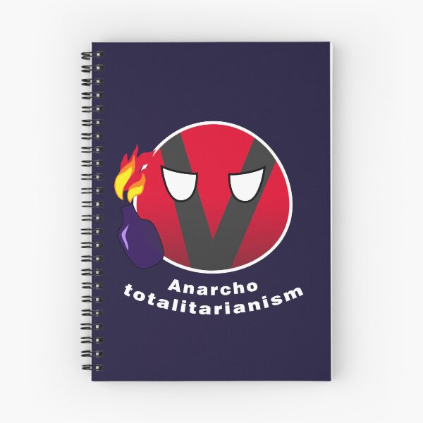 Item preview, Anarcho Totalitarianism Polcompball designed and sold by NaNaSpaceStore.