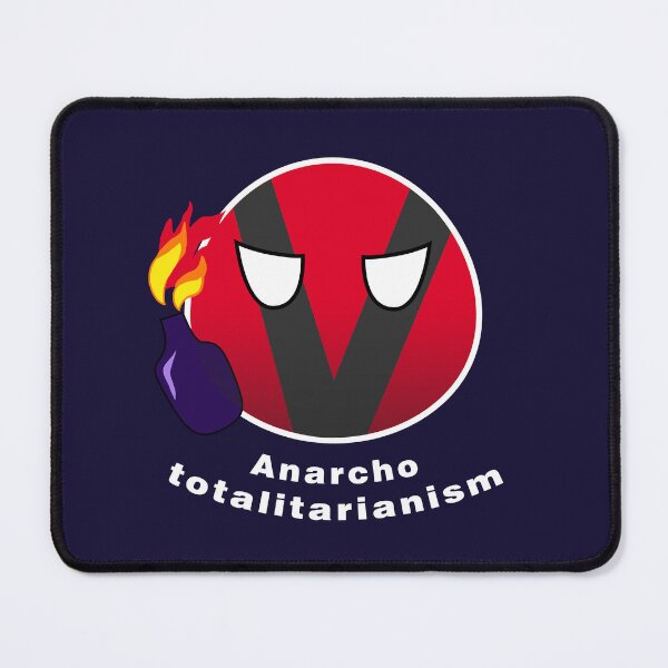 Item preview, Anarcho Totalitarianism Polcompball designed and sold by NaNaSpaceStore.