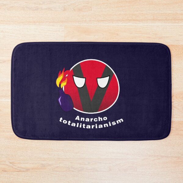 Item preview, Anarcho Totalitarianism Polcompball designed and sold by NaNaSpaceStore.