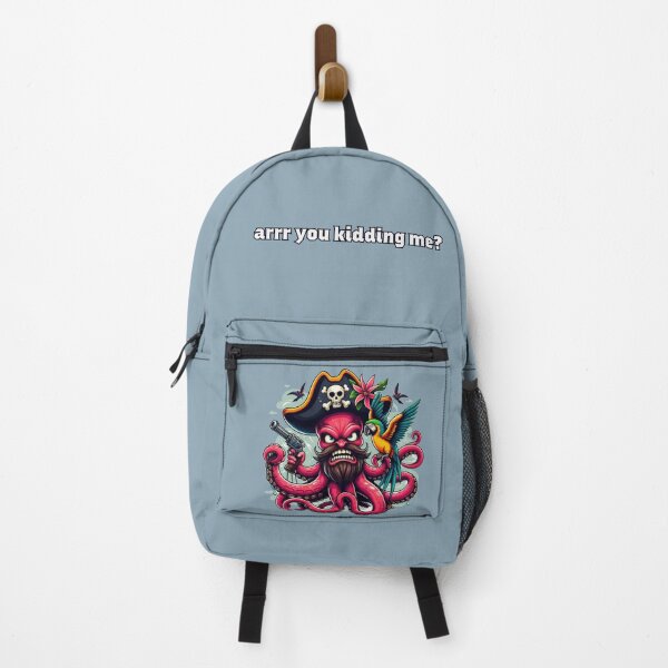 Item preview, Octopus pirate with a parrot angry are you kidding me designed and sold by YuliaHulia.