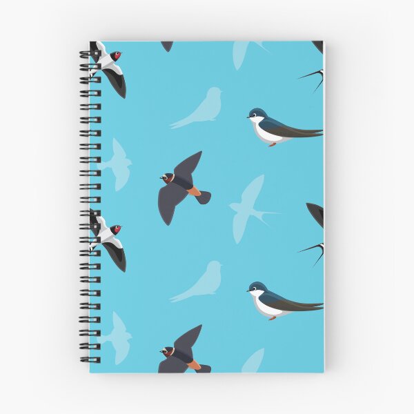 Item preview, Bird Swallow Barn Martin Cartoon Pattern designed and sold by SUPERHERON.