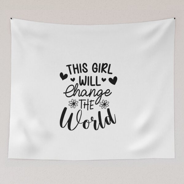 Item preview, This Girl Will Change The World, gift idea , funny gift  designed and sold by masteryStore.
