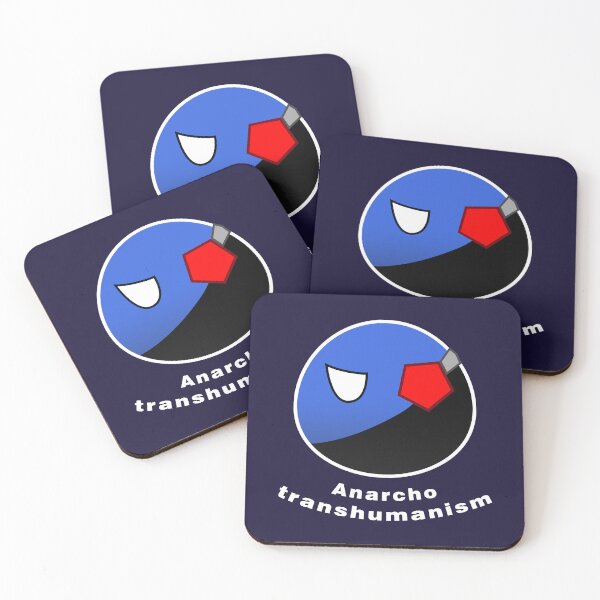 Item preview, Anarcho Transhumanism Polcompball designed and sold by NaNaSpaceStore.