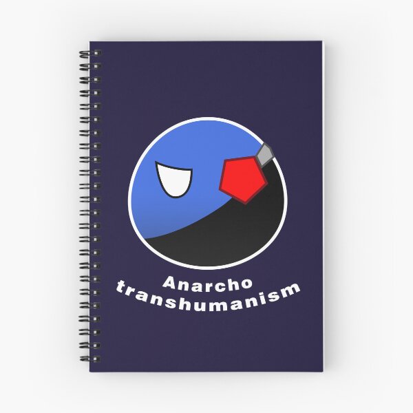 Item preview, Anarcho Transhumanism Polcompball designed and sold by NaNaSpaceStore.