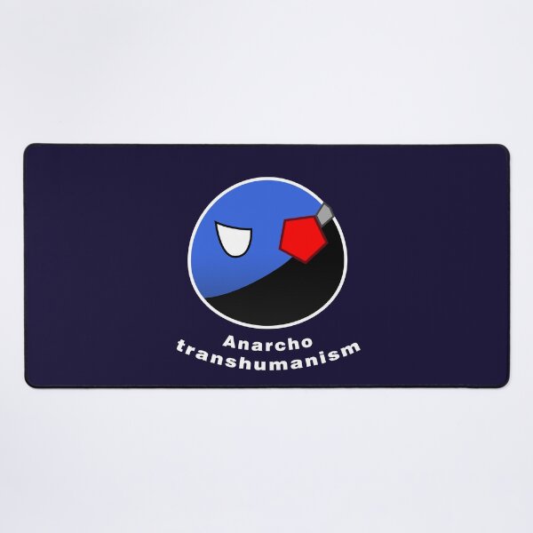 Item preview, Anarcho Transhumanism Polcompball designed and sold by NaNaSpaceStore.