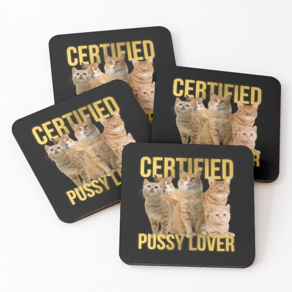 Item preview, Certified Pussy Lover. Wordplay Pun Parody Shirt. Viral Memes Dark Humor designed and sold by SillyMerchant.