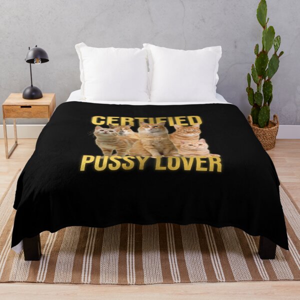 Item preview, Certified Pussy Lover. Wordplay Pun Parody Shirt. Viral Memes Dark Humor designed and sold by SillyMerchant.
