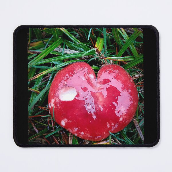 Item preview, Red Mushroom Heart designed and sold by Rebekah Slick.