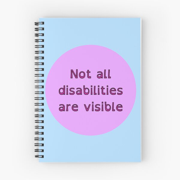 Item preview, Not all disabilities are visible (easy read font) designed and sold by RandomlyRainbow.