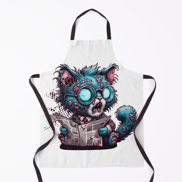 Item preview, Zombie Cat's Morning Read designed and sold by Gheofast.