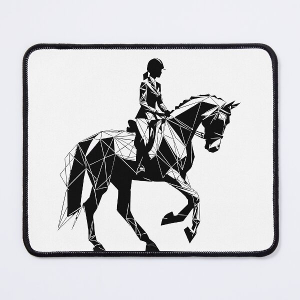 Item preview, A horsewoman in black and white designed and sold by ArtefactShop.