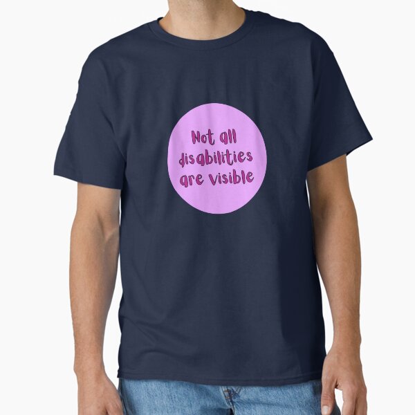 Item preview, Not all disabilities are visible (handwriting font) designed and sold by RandomlyRainbow.