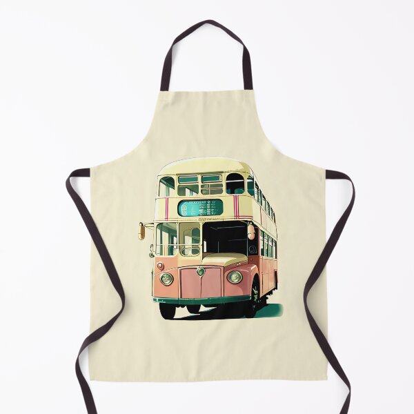 Item preview, Vintage Double Decker Bus Retro Urban Transportation Art designed and sold by thejoyker1986.