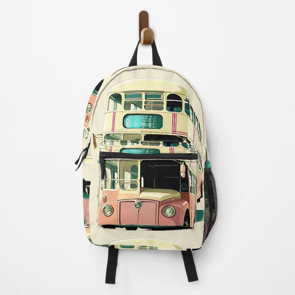 Item preview, Vintage Double Decker Bus Retro Urban Transportation Art designed and sold by thejoyker1986.