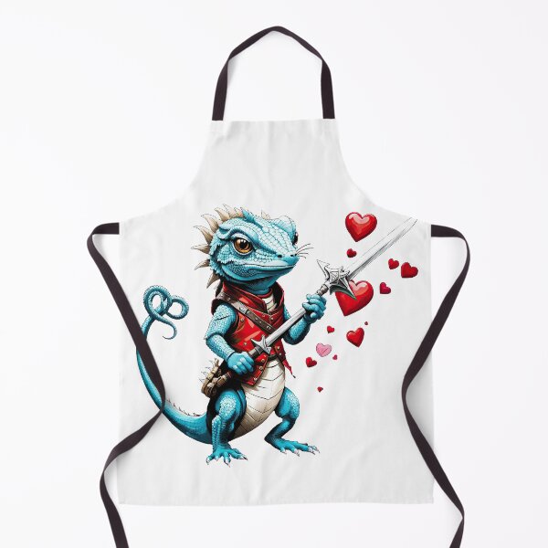 Item preview, Turquoise Rebel, Warrior Lizard - Valentine's day designed and sold by filusattila.