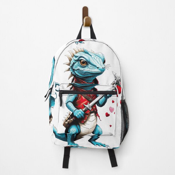 Item preview, Turquoise Rebel, Warrior Lizard - Valentine's day designed and sold by filusattila.