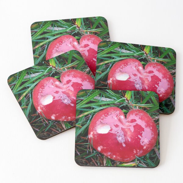 Item preview, Red Mushroom Heart designed and sold by Rebekah Slick.
