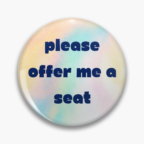 Item preview, Please offer me a seat (pastel) designed and sold by RandomlyRainbow.