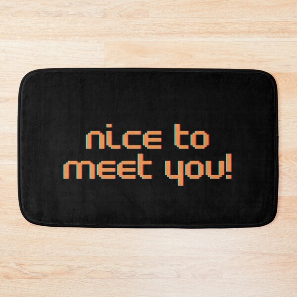 Item preview, nice to meet you  designed and sold by typographi.