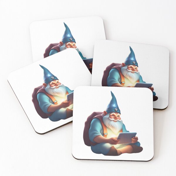 Item preview, A Father's Day Gnome as a tech-savvy dad designed and sold by PrintCreations9.