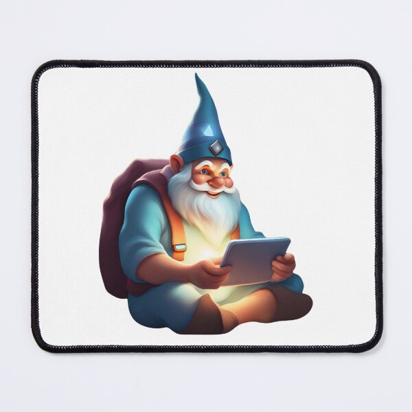 Item preview, A Father's Day Gnome as a tech-savvy dad designed and sold by PrintCreations9.