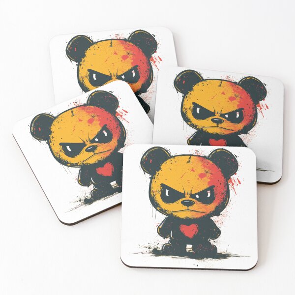 Item preview, Angry Psycho Teddy Bear designed and sold by AngryAnimal.