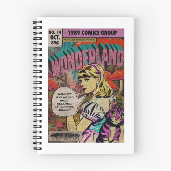 Item preview, Taylor swift 1989 wonderland vintage poster comic designed and sold by CoffeeCatMarie.