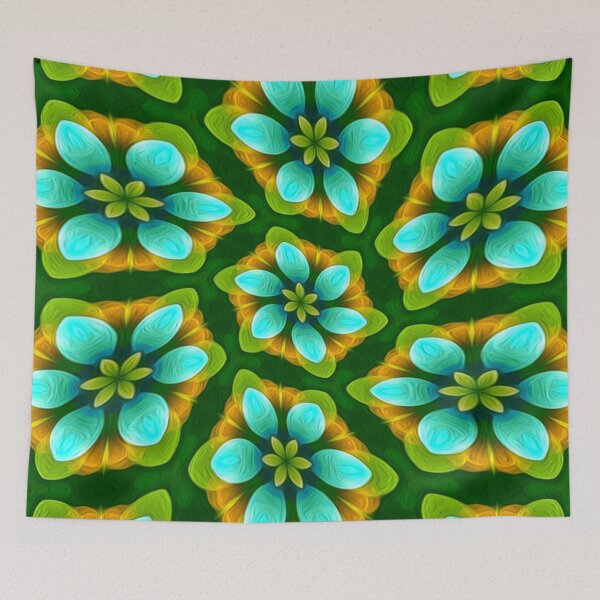 Item preview, Bubble Flowers Pattern designed and sold by Patternflower.