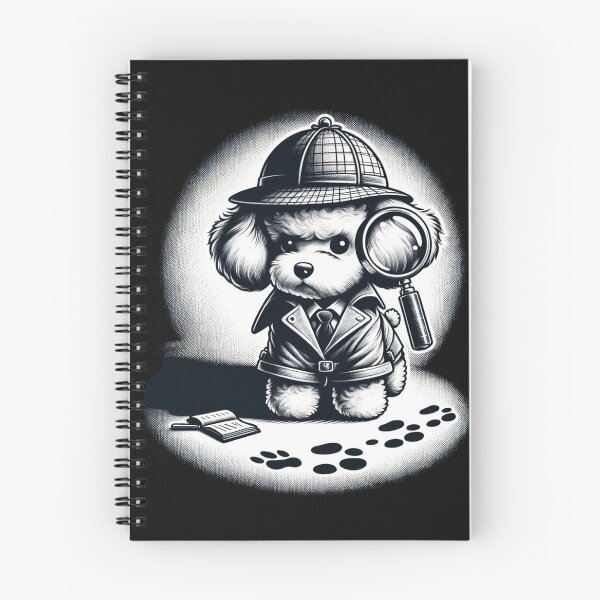 Item preview, Adorable Toy Poodle Detective designed and sold by toypoodlemom.