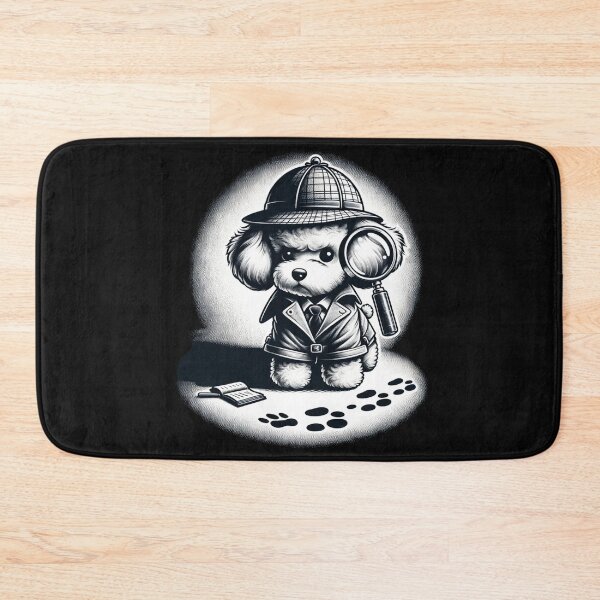 Item preview, Adorable Toy Poodle Detective designed and sold by toypoodlemom.