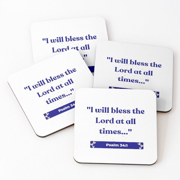 Item preview, Continuous Blessing: Psalm 34:1 Praise & Bless the Lord designed and sold by ebocraft.