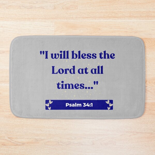 Item preview, Continuous Blessing: Psalm 34:1 Praise & Bless the Lord designed and sold by ebocraft.