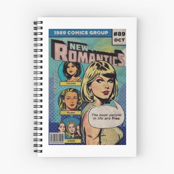 Artikelvorschau, Taylor Swift 1989 New Romantics Vintage Poster-Comic entworfen und verkauft von CoffeeCatMarie.