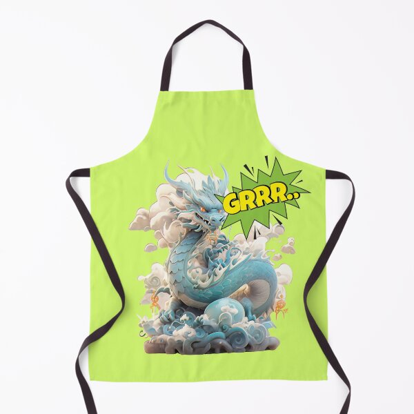 Item preview, Toy Blue Dragon with Grrr (transparent background) designed and sold by Mecha Brave Studio.
