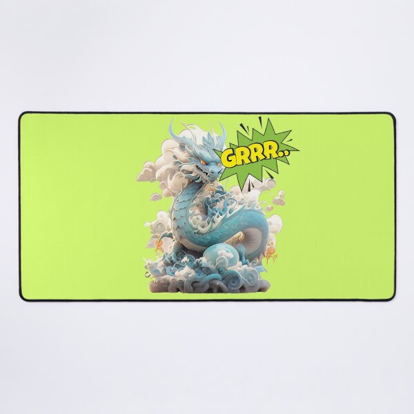 Item preview, Toy Blue Dragon with Grrr (transparent background) designed and sold by Mecha Brave Studio.
